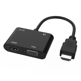 Onten 5165HV HDMI to HDMI   VGA Adapter
