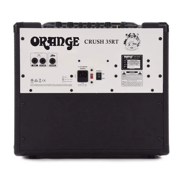 Orange Amplifiers Crush 35RT 35W 1x10 Guitar Combo Amp - Black