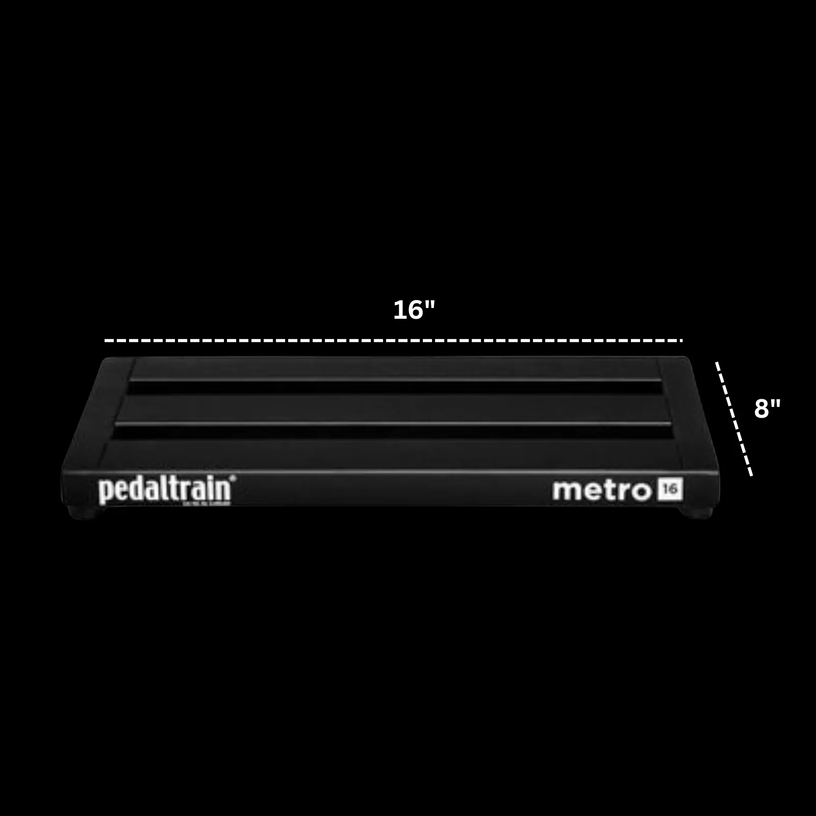 Pedaltrain Metro 16 HC 16"x8" Pedalboard with Hard Case