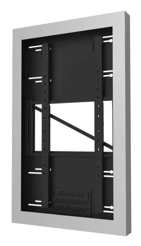Peerless-AV KIP655-S On-Wall Kiosk Portrait Enclosure for 55" Displays (Silver)