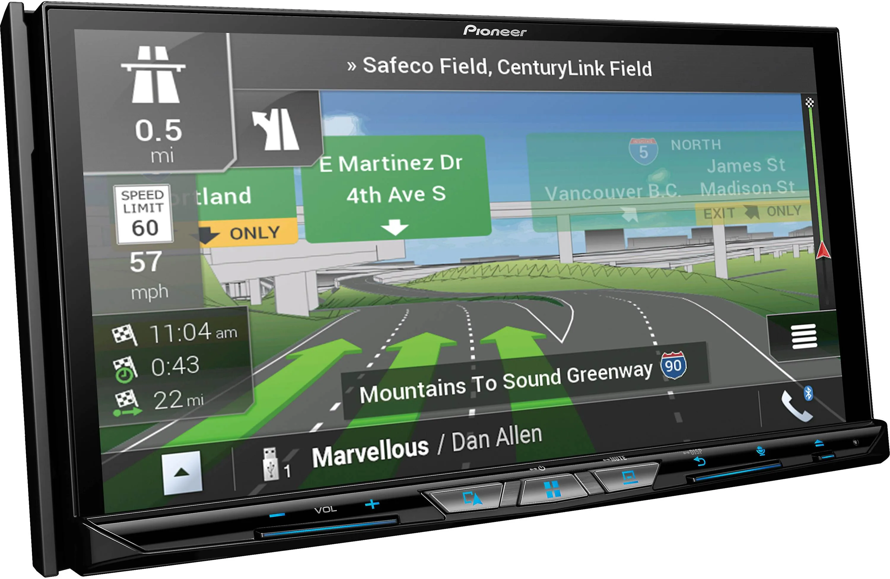 Pioneer AVIC-W8600NEX 2-DIN CD DVD Navigation Receiver