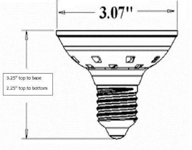 PoolTone™ Color LED SPA Light Bulb 1900 Lumens 12V RGB for Hayward® Pentair® Lights