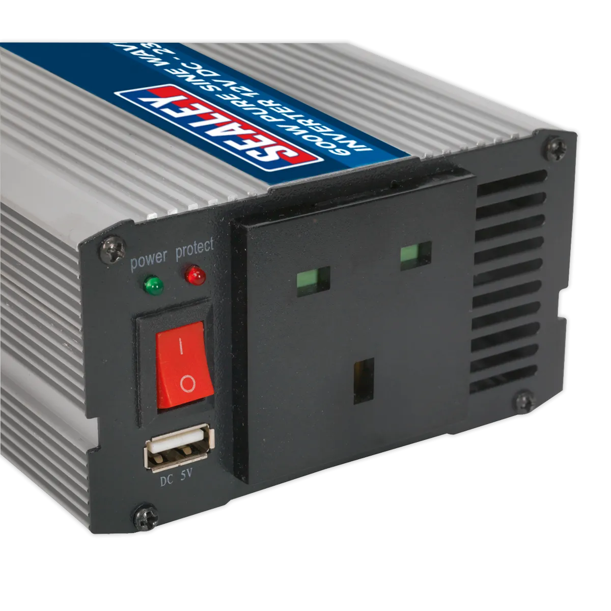 Power Inverter Pure Sine Wave 600W 12V DC - 230V 50Hz