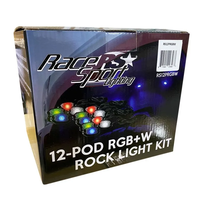 Race Sport RS LED Rock Light Kit -RGBW w/ Bluetooth APP Controls