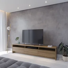 Rack para TV Até 75" 3 Portas Aspen 219 cm - Freijó