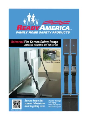 Ready America Ready America 10 in to 70 in. 150 lb. cap. Tiltable Flat Screen Safety Strap