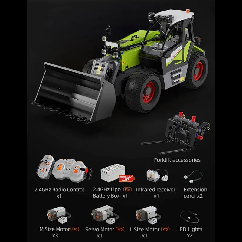 Remote Controlled Loader 1469pcs