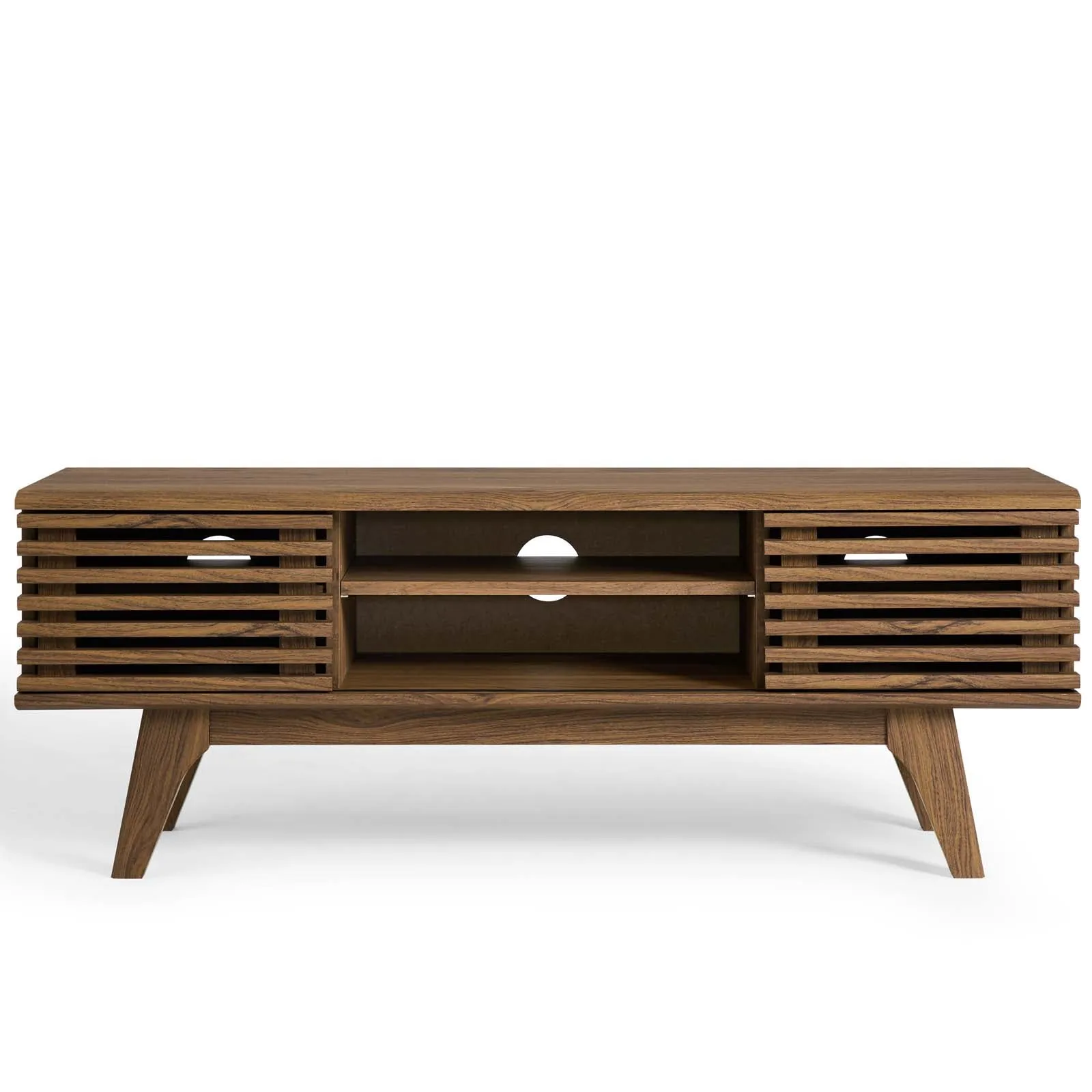Render 46" Media Console TV Stand Walnut EEI-3837-WAL