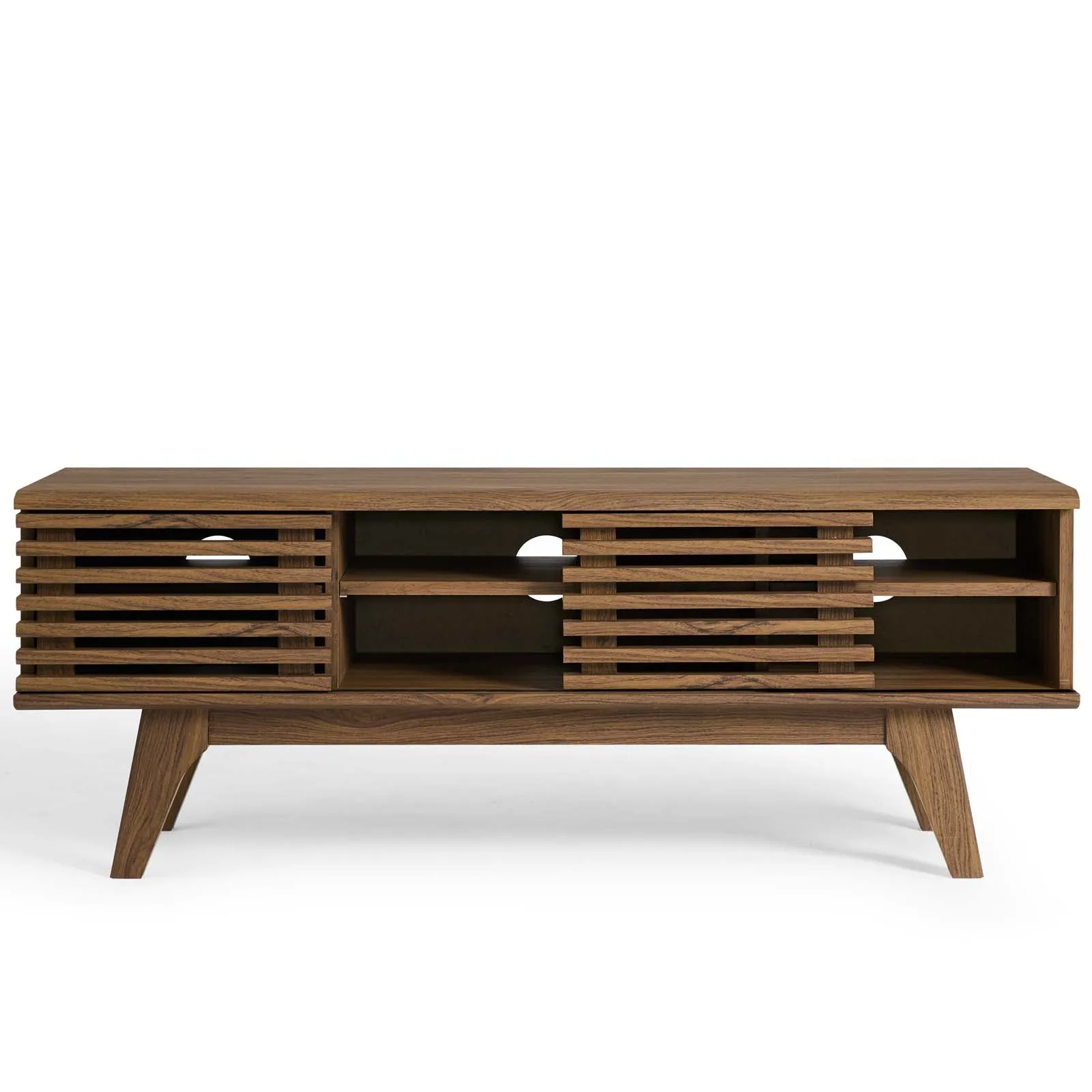 Render 46" Media Console TV Stand Walnut EEI-3837-WAL