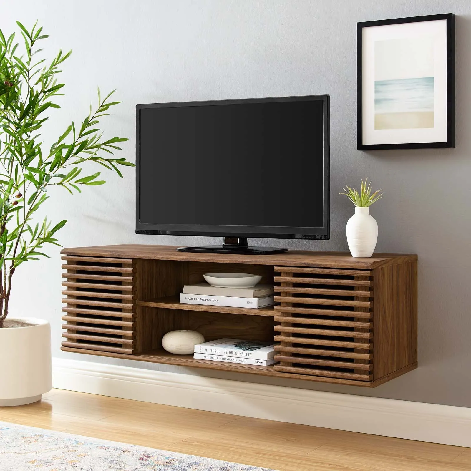 Render  Wall-Mount Media Console TV Stand