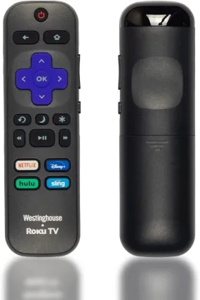 Roku Remote - Hotkeys: Netflix, Disney, Apple, Hulu