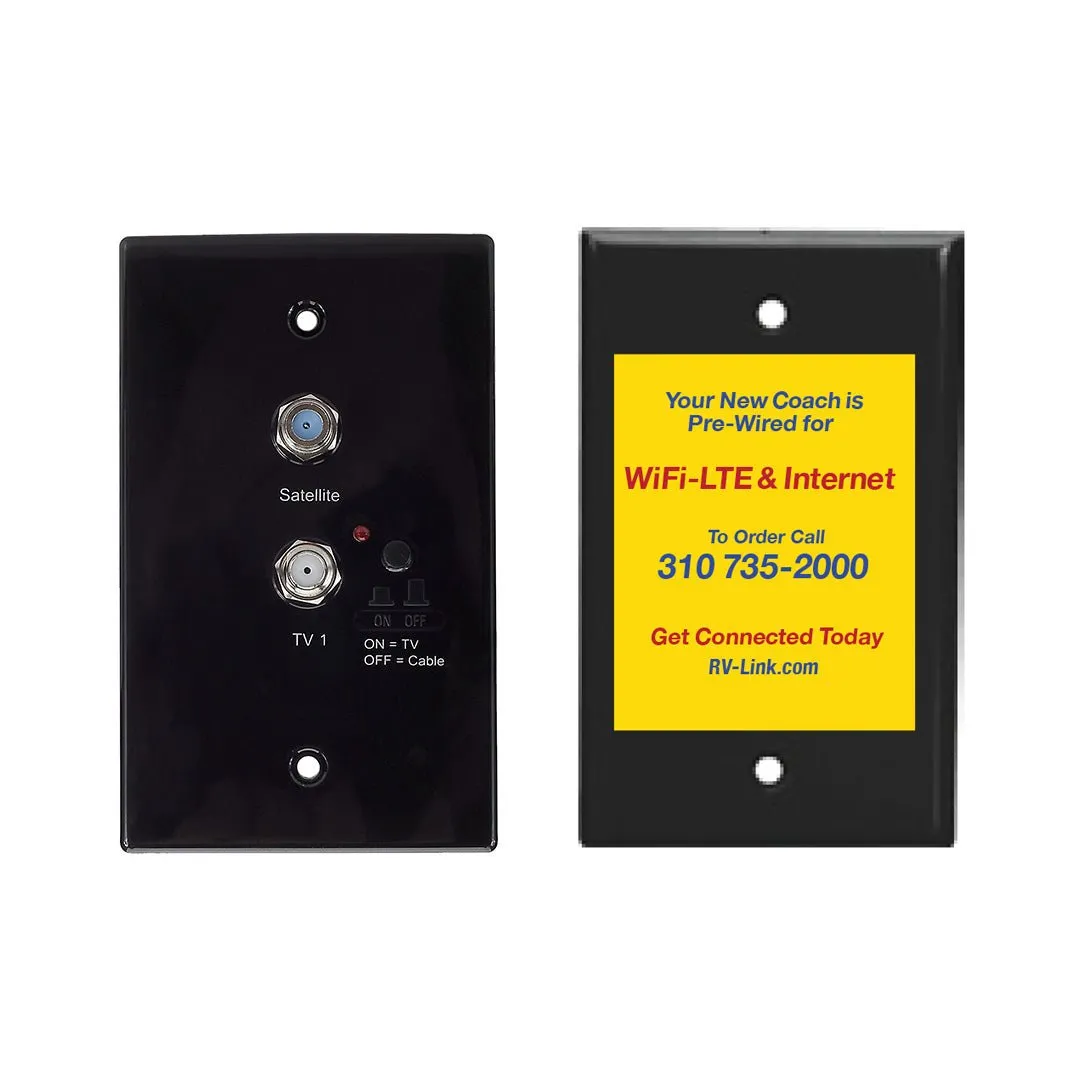 RV-Link TV-1B-WFB1B | RV TV/AM/FM Antenna, Wi-Fi/LTE Prep Kit
