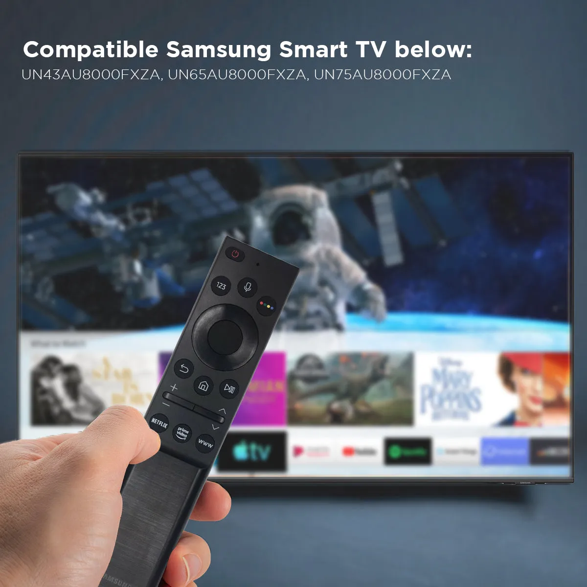 Samsung Smart Touch Replacement TV Remote BN59-01363C (Black)