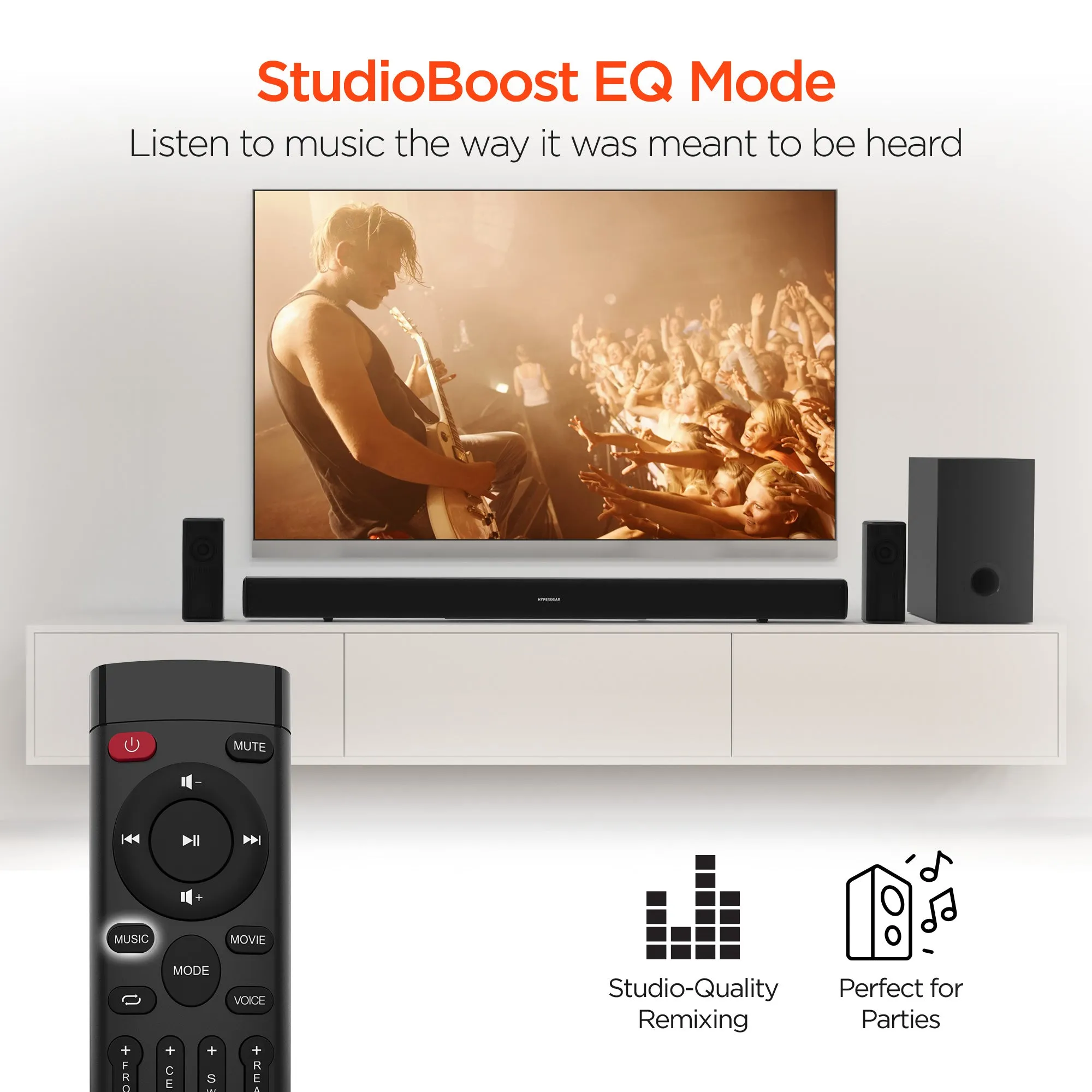 SB51a 5.1 Home Theater Surround Sound System | Soundbar   Speakers   Subwoofer | Black