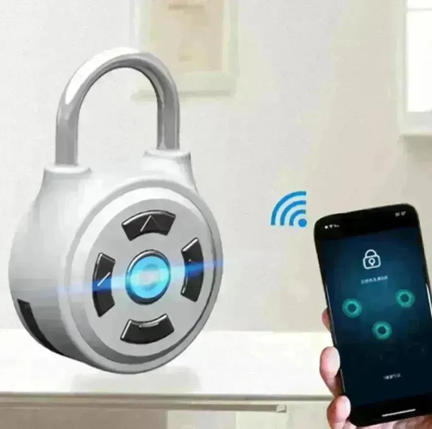 Smart padlock direction button password lock Bluetooth electronic lock