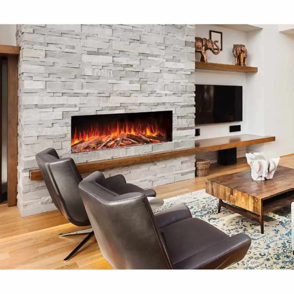 Solution Fires LUX 100 HD 1000MM Panoramic Electric Fire - 1/2/3 Sided Media Wall Electric Fire