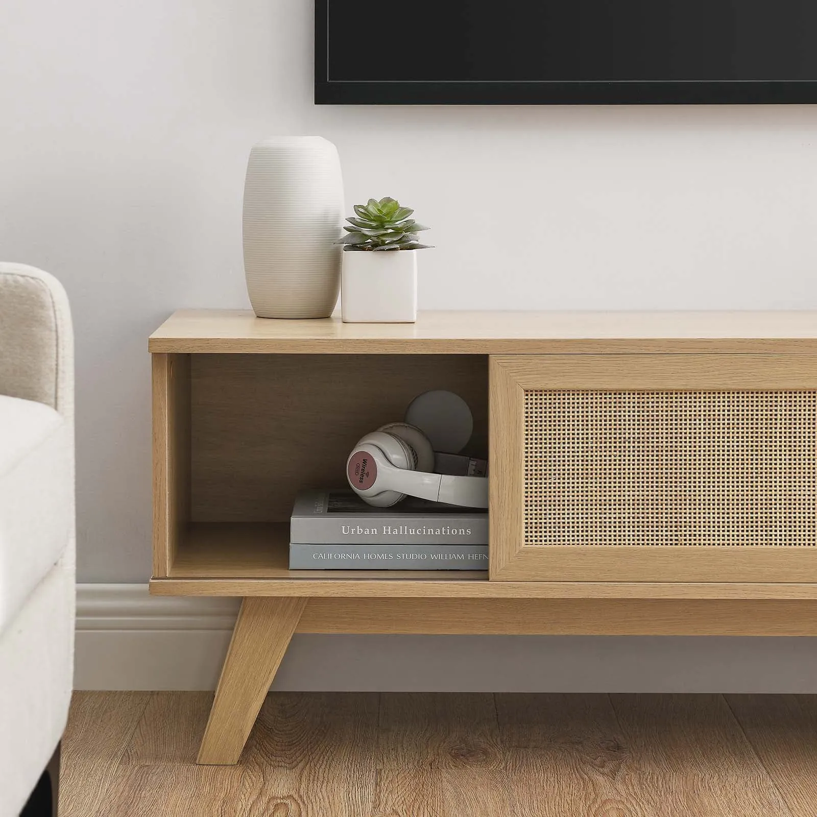 Soma 47" TV Stand Oak EEI-6039-OAK