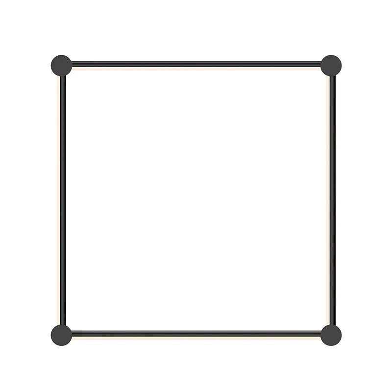 Sonneman Purolinear 360 4-lt 25" Square LED Wall Bar