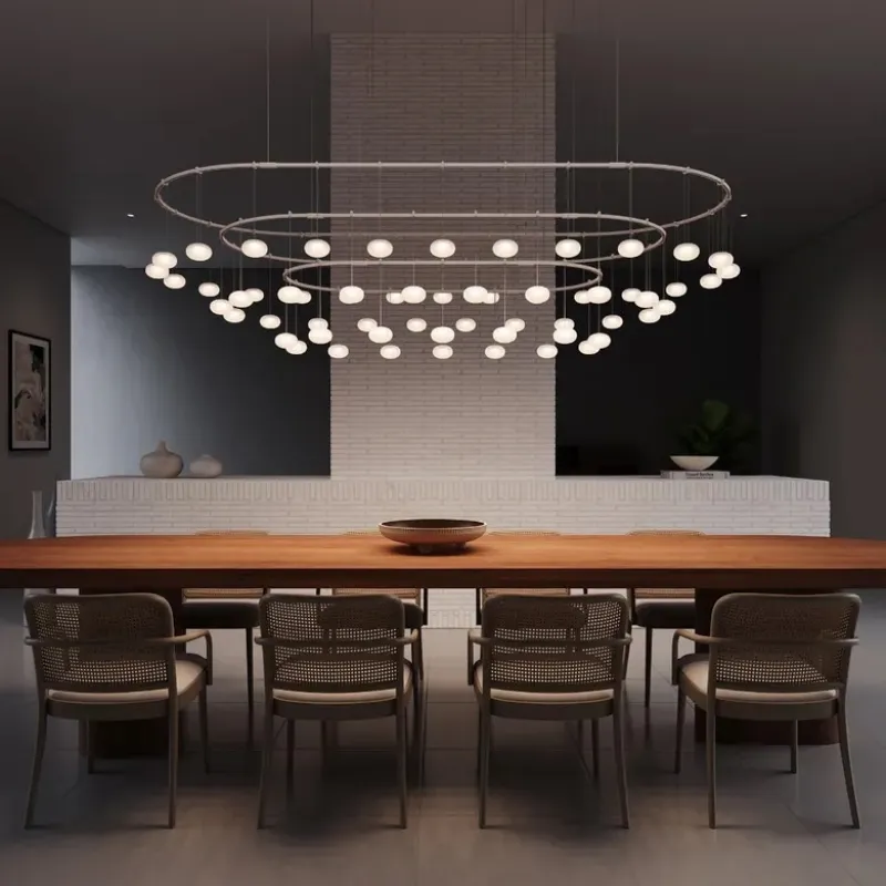 Sonneman SLS4238 Suspenders Path 3-Bar Racetrack with Height Adjustable Etched Globe Luminaires