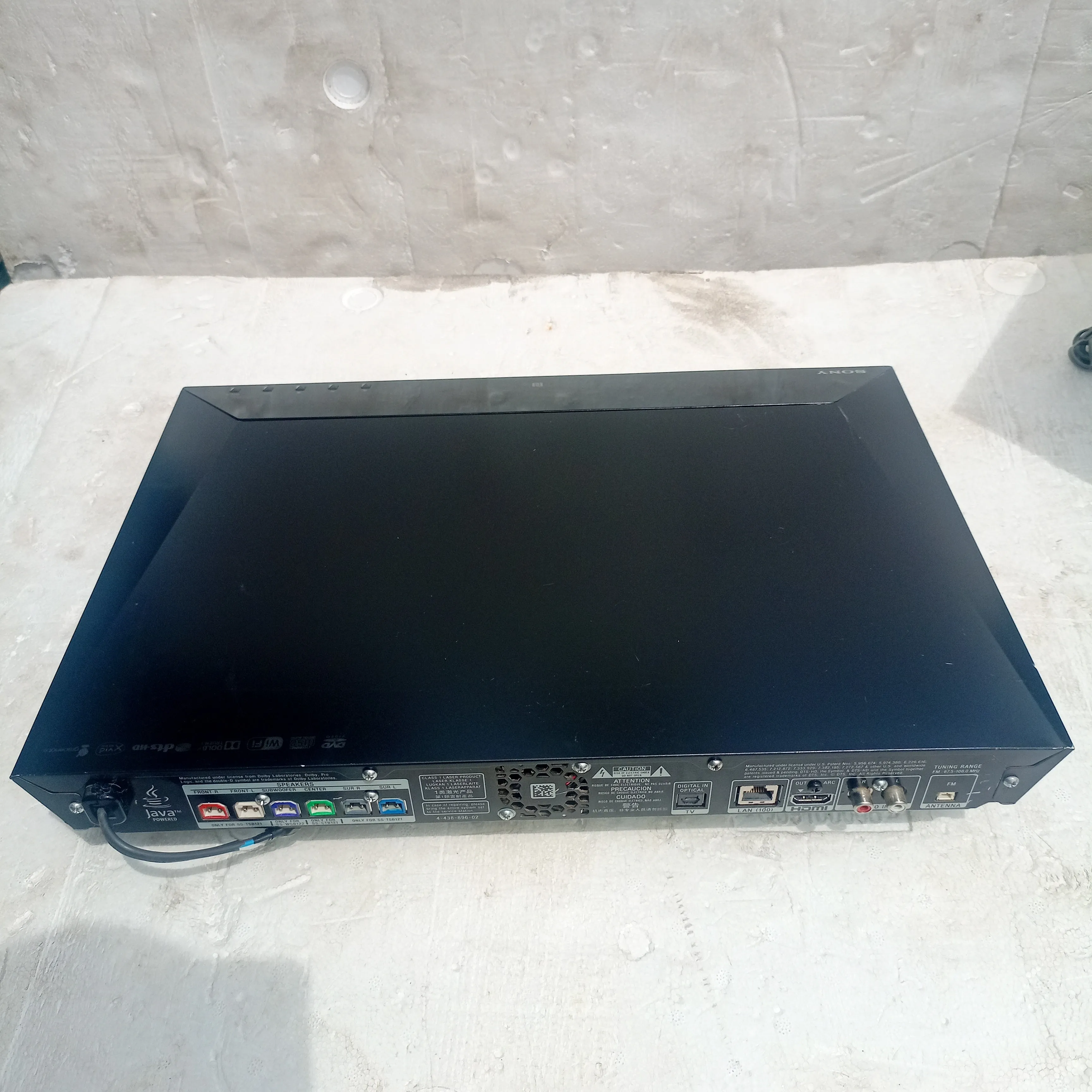 Sony BDV-E4100 5.1Ch 1000Watts Bluetooth Smart 3D Blu-ray DVD Home Theater Machine Head (Wifi, Netflix) - Foreign Used