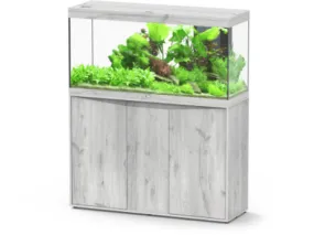 SPLENDID 120x40x61 LED 2.0 AQUARIUM   2WD CABINET-WHITE OAK