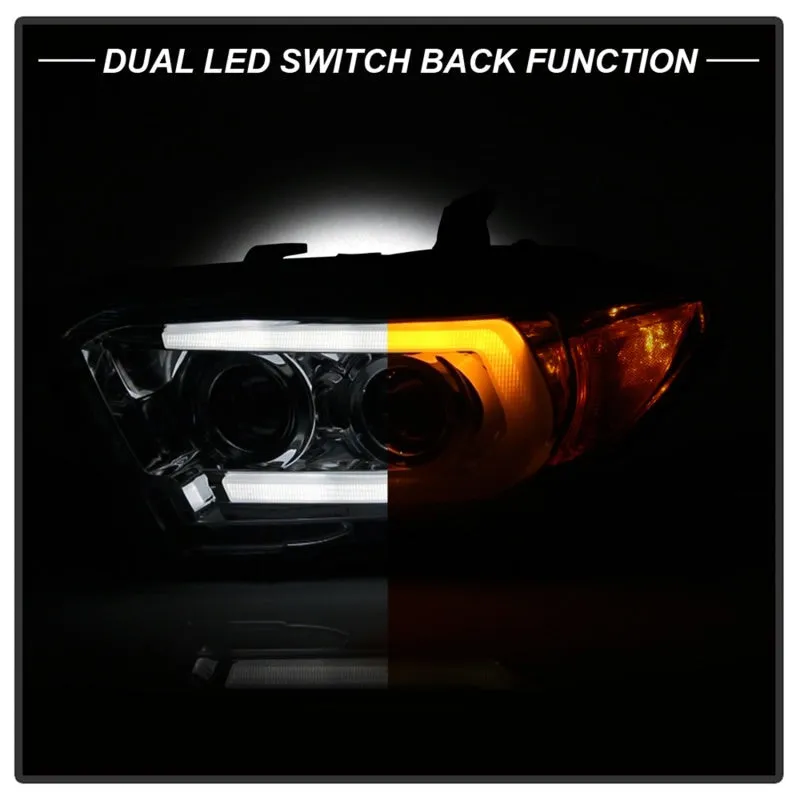 Spyder 16-18 Toyota Tacoma Signature (SR5 Model) Projector Headlights - Chrome (PRO-YD-TT16-LB-C) (spy5085825)