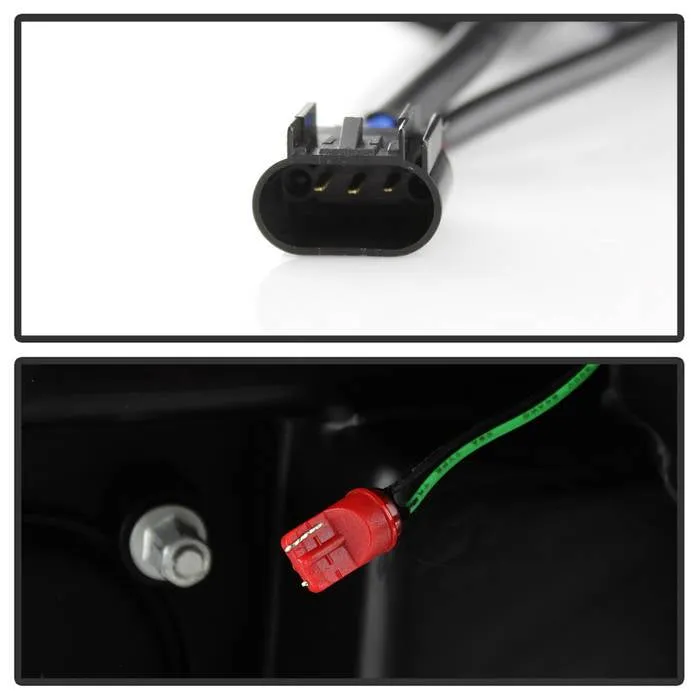 Spyder Projector Headlights Ford F250 F350 F450 Super Duty (08-10) High-Power LED Module Equipped / Halogen Style