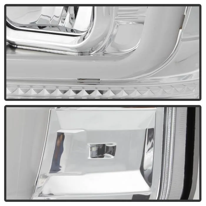 Spyder Projector Headlights Ford F250 F350 F450 Super Duty (08-10) High-Power LED Module Equipped / Halogen Style
