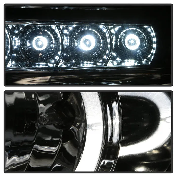 Spyder Projector Headlights Ford F250 F350 F450 Super Duty (08-10) High-Power LED Module Equipped / Halogen Style