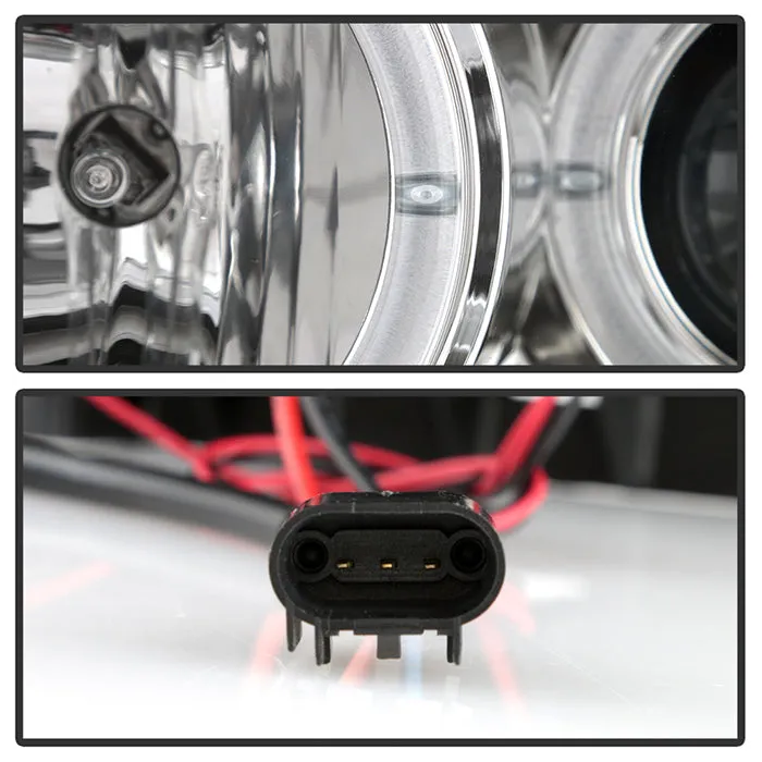 Spyder Projector Headlights Ford F250 F350 F450 Super Duty (08-10) High-Power LED Module Equipped / Halogen Style