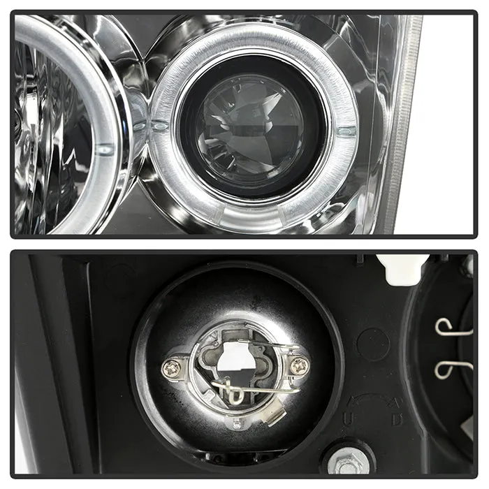 Spyder Projector Headlights Ford F250 F350 F450 Super Duty (08-10) High-Power LED Module Equipped / Halogen Style