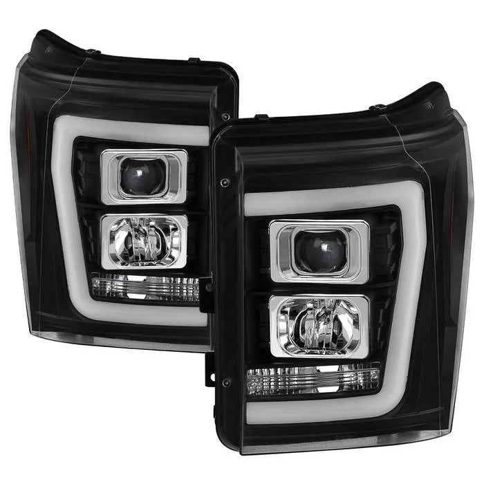 Spyder Projector Headlights Ford F250/350/450 Super Duty (2011-2016) High-Power LED Module / Standard Style