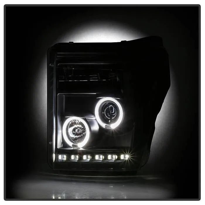 Spyder Projector Headlights Ford F250/350/450 Super Duty (2011-2016) High-Power LED Module / Standard Style