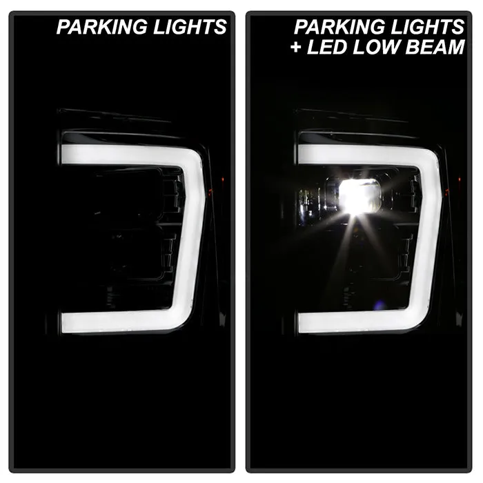 Spyder Projector Headlights Ford F250/350/450 Super Duty (2011-2016) High-Power LED Module / Standard Style