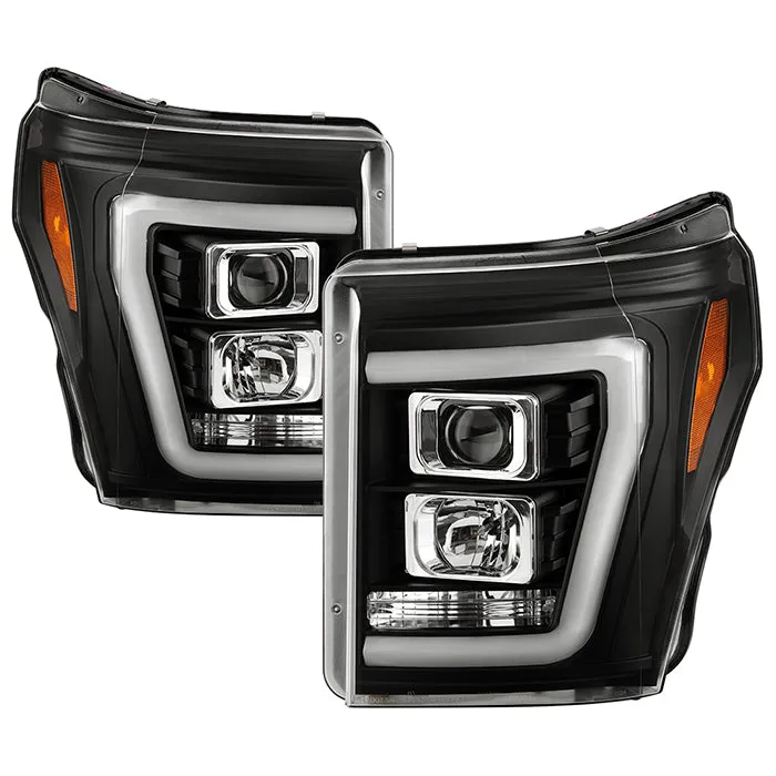 Spyder Projector Headlights Ford F250/350/450 Super Duty (2011-2016) High-Power LED Module / Standard Style