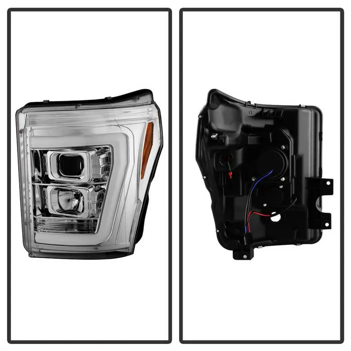 Spyder Projector Headlights Ford F250/350/450 Super Duty (2011-2016) High-Power LED Module / Standard Style