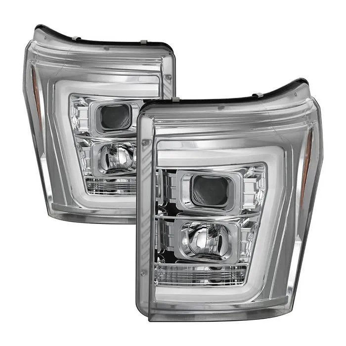 Spyder Projector Headlights Ford F250/350/450 Super Duty (2011-2016) High-Power LED Module / Standard Style