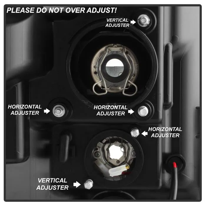 Spyder Projector Headlights Ford F250/350/450 Super Duty (2011-2016) High-Power LED Module / Standard Style