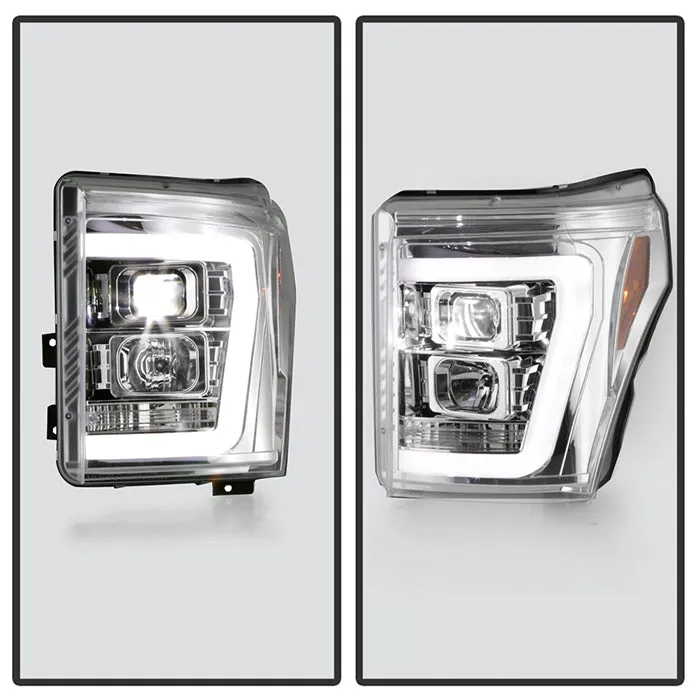 Spyder Projector Headlights Ford F250/350/450 Super Duty (2011-2016) High-Power LED Module / Standard Style