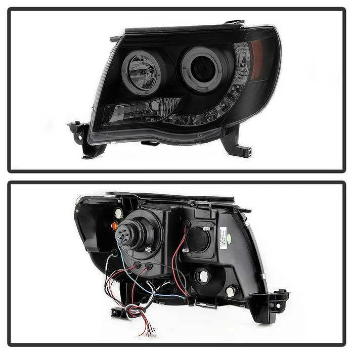 Spyder Projector Headlights Toyota Tacoma (2005-2011) with - High Power LED / CCFL Halo / LED Halo / DRL