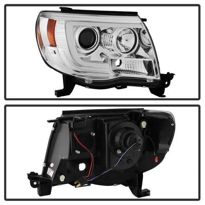 Spyder Projector Headlights Toyota Tacoma (2005-2011) with - High Power LED / CCFL Halo / LED Halo / DRL