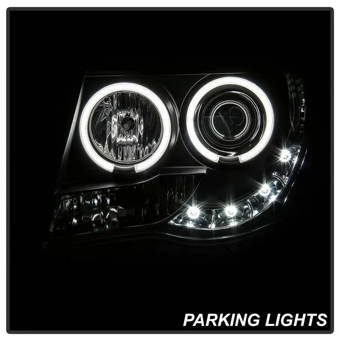 Spyder Projector Headlights Toyota Tacoma (2005-2011) with - High Power LED / CCFL Halo / LED Halo / DRL