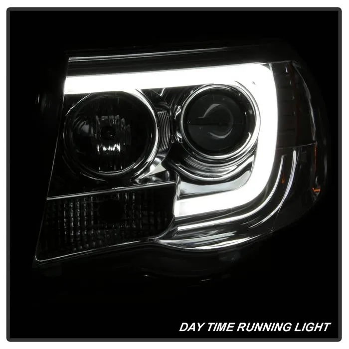 Spyder Projector Headlights Toyota Tacoma (2005-2011) with - High Power LED / CCFL Halo / LED Halo / DRL