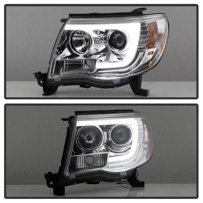 Spyder Projector Headlights Toyota Tacoma (2005-2011) with - High Power LED / CCFL Halo / LED Halo / DRL