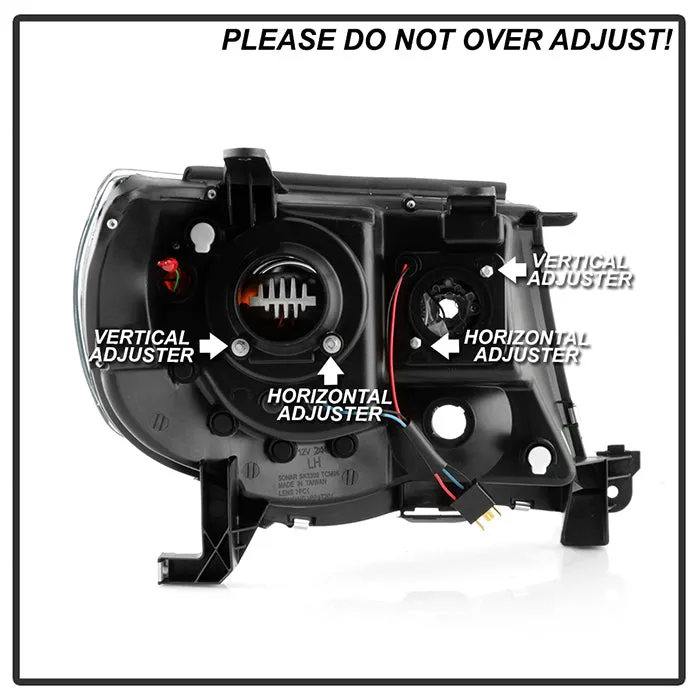 Spyder Projector Headlights Toyota Tacoma (2005-2011) with - High Power LED / CCFL Halo / LED Halo / DRL
