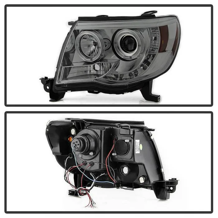Spyder Projector Headlights Toyota Tacoma (2005-2011) with - High Power LED / CCFL Halo / LED Halo / DRL