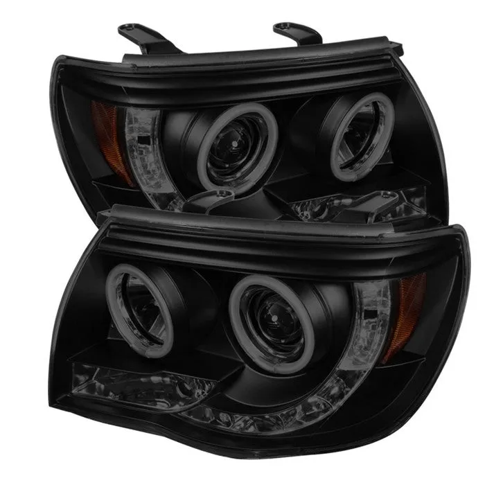 Spyder Projector Headlights Toyota Tacoma (2005-2011) with - High Power LED / CCFL Halo / LED Halo / DRL