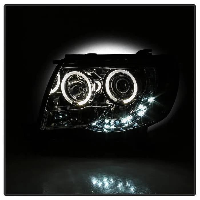 Spyder Projector Headlights Toyota Tacoma (2005-2011) with - High Power LED / CCFL Halo / LED Halo / DRL