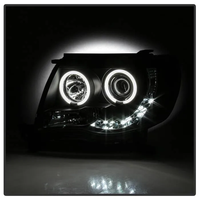 Spyder Projector Headlights Toyota Tacoma (2005-2011) with - High Power LED / CCFL Halo / LED Halo / DRL