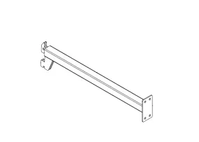 Square Outrigger Wall Mount